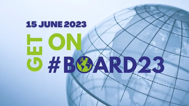 Get on Board social media campaign banner
